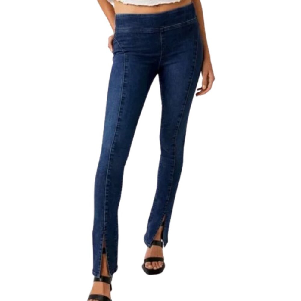 Free People We The Free Double Dutch Pull On Slit Skinny